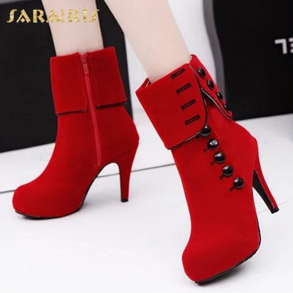 boots sarairis 2021 arrivals big size 43 platform ankle women shoes zip up high heels zipper black red ladies
boots sarairis 2021 arrivals big size 43 platform ankle women shoes zip up high heels zipper black red ladies