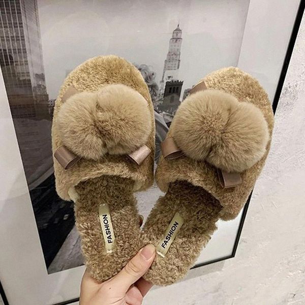 Women Winter Ladies Fashion Plush Slippers Puffer Ball Indoor Flat Slipper Warm Women's Casual Home Comfortable Female Footwear #fE5q, Black
Women Winter Ladies Fashion Plush Slippers Puffer Ball Indoor Flat Slipper Warm Women's Casual Home Comfortable Female Footwear #fE5q, Black