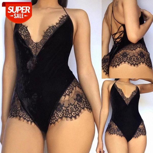 new fashion women lingerie lace catsuit fashion female underwear bodysuit nightwear body erotic #g782, Black;white
new fashion women lingerie lace catsuit fashion female underwear bodysuit nightwear body erotic #g782, Black;white