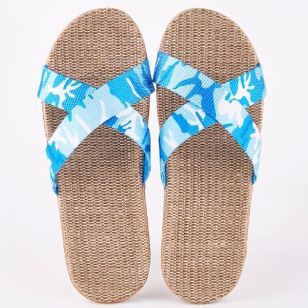 women's summer flat flax sandals fashion blue camouflage linen sandals beach flip flops indoor non-slip home shoes women slides #1g2m, Black
women's summer flat flax sandals fashion blue camouflage linen sandals beach flip flops indoor non-slip home shoes women slides #1g2m, Black