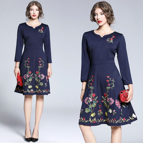 women embroidered workmen's dress up in casual thin grill clothes a skater line dressed for the woman ydi6, Black;gray
women embroidered workmen's dress up in casual thin grill clothes a skater line dressed for the woman ydi6, Black;gray