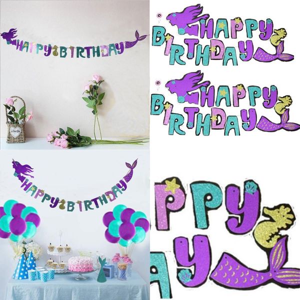 happy birthday flower pulling mermaid coloured flag flash powder party letter banner decorate sell well with superior quality 12gh j1
happy birthday flower pulling mermaid coloured flag flash powder party letter banner decorate sell well with superior quality 12gh j1