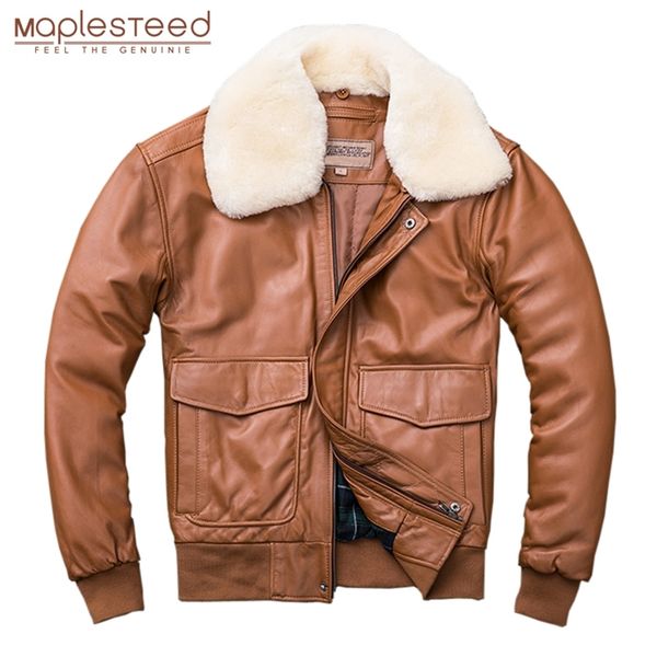 maplesteed thickening quilted 100% sheepskin leather jacket men air force g1 flight jacket man winter coat collar removable m176 201216, Black
maplesteed thickening quilted 100% sheepskin leather jacket men air force g1 flight jacket man winter coat collar removable m176 201216, Black