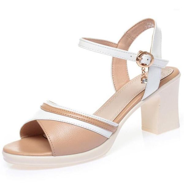 2020 new spell color fish mouth summer shoes woman high heel sandals fashion elegant genuine leather sandals women sandal shoes1, Black
2020 new spell color fish mouth summer shoes woman high heel sandals fashion elegant genuine leather sandals women sandal shoes1, Black