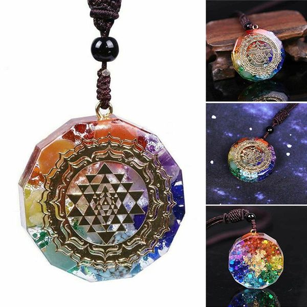 chokers orgonite pendant necklace sacreds geometry chakra energy meditation jewelry tc21, Golden;silver
chokers orgonite pendant necklace sacreds geometry chakra energy meditation jewelry tc21, Golden;silver