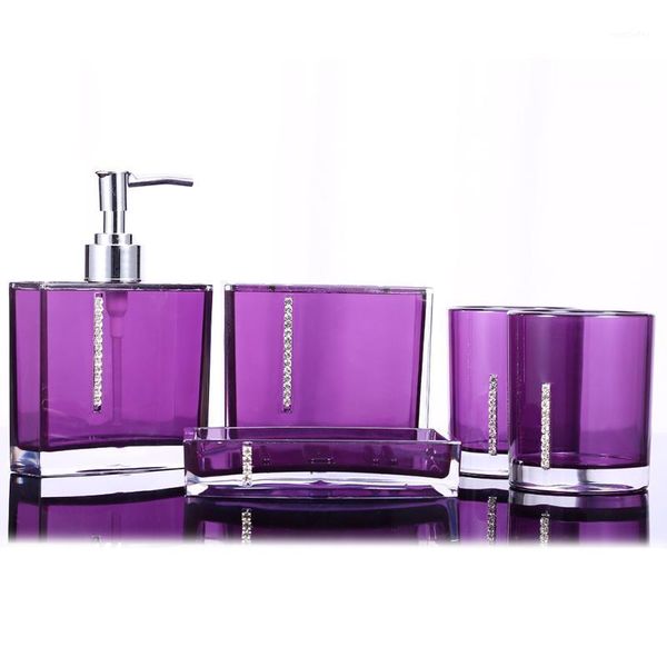 bath accessory set 5pc/set acrylic bathroom accessories cup eco-friendly square bottle toothbrush holder soap dish for traving1
bath accessory set 5pc/set acrylic bathroom accessories cup eco-friendly square bottle toothbrush holder soap dish for traving1