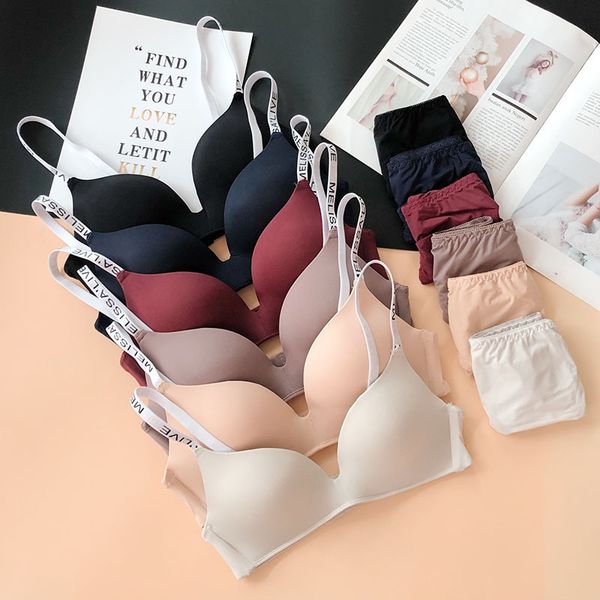 elovegirl red set spush up sports bra letter strap seamless bra women lingerie set thin underwear women bra panties set c1211, Black;white
elovegirl red set spush up sports bra letter strap seamless bra women lingerie set thin underwear women bra panties set c1211, Black;white