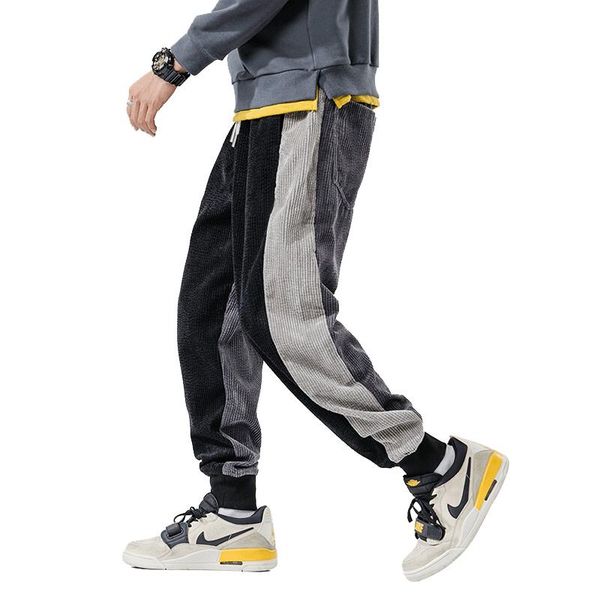 men's pants men winter plus velvet thick warm harem 2021 corduroy trousers loose straight hip hop sweatpants joggers, Black
men's pants men winter plus velvet thick warm harem 2021 corduroy trousers loose straight hip hop sweatpants joggers, Black
