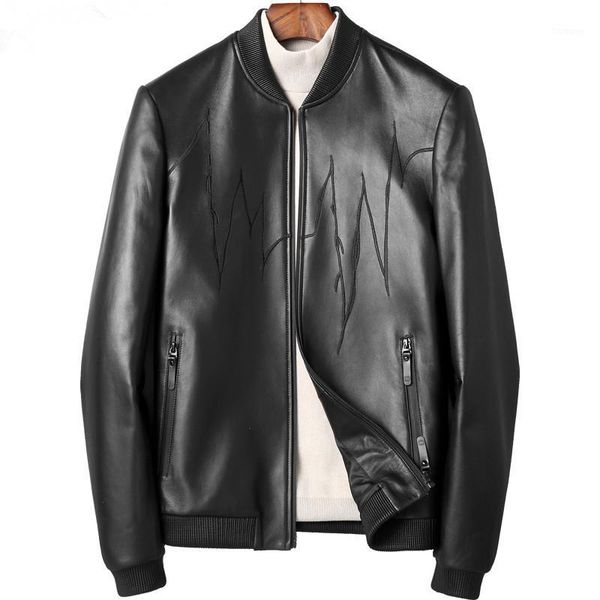 genuine leather jacket men clothes 2020 sheepskin coats motorcycle baseball leather jacket chaqueta p-cj1755 zl9701, Black
genuine leather jacket men clothes 2020 sheepskin coats motorcycle baseball leather jacket chaqueta p-cj1755 zl9701, Black