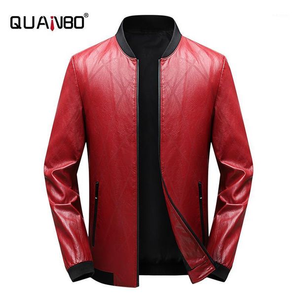 quanbo men's motorcycle jacket korean slim thin men pu leather jackets male fashion stand collr biker short coat brand clothing1, Black
quanbo men's motorcycle jacket korean slim thin men pu leather jackets male fashion stand collr biker short coat brand clothing1, Black