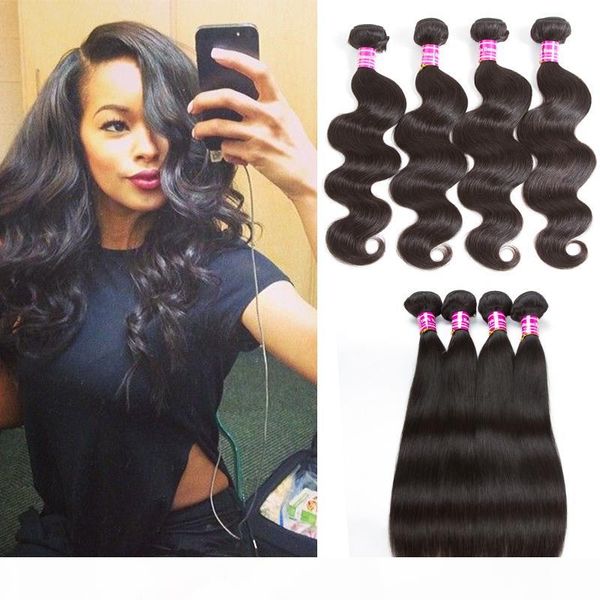 wewill brazilian mongolian virgin human hair extension 4 pcs lot or 6pcs lot straight body wave wholesale price human hair weave, Black
wewill brazilian mongolian virgin human hair extension 4 pcs lot or 6pcs lot straight body wave wholesale price human hair weave, Black