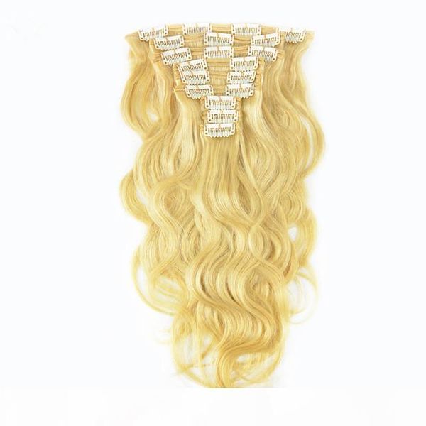 brazilian remy hair clip-in full head human hair extensions body wave blonde color 613 9pcs set 120g 14-28inch, Black
brazilian remy hair clip-in full head human hair extensions body wave blonde color 613 9pcs set 120g 14-28inch, Black