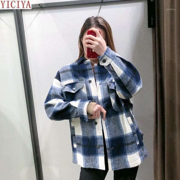 winter plaid jackets ladies oversized jackets loose causal checkered long sleeve coats female vintage outerwear womens1, Black;brown
winter plaid jackets ladies oversized jackets loose causal checkered long sleeve coats female vintage outerwear womens1, Black;brown