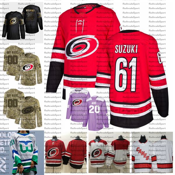 2021 reverse retro customize #61 ryan suzuki carolina hurricanes jerseys golden edition camo veterans day fights cancer hockey jersey, Black;red
2021 reverse retro customize #61 ryan suzuki carolina hurricanes jerseys golden edition camo veterans day fights cancer hockey jersey, Black;red