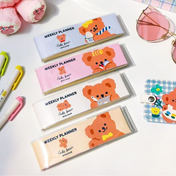 90 sheets pocket portable mini bear cute planner paper notebook journals to do list office school supplies stationery f wmtlrz, Purple;pink
90 sheets pocket portable mini bear cute planner paper notebook journals to do list office school supplies stationery f wmtlrz, Purple;pink