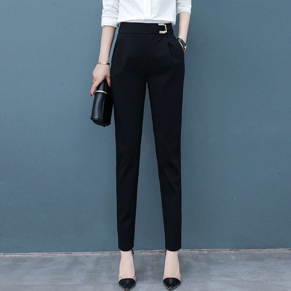 harlem women's loose 2020 new spring and autumn straight profsional black pants casual trousers, Black;white
harlem women's loose 2020 new spring and autumn straight profsional black pants casual trousers, Black;white