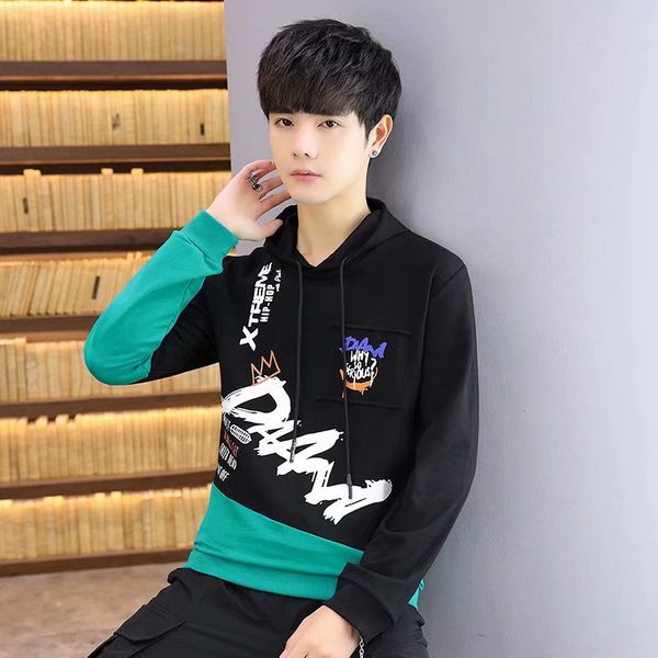 spring autumn men's sweatshirts streetwear print letter long sleeve hoodie men casual clothing hoodies kg-136, Black
spring autumn men's sweatshirts streetwear print letter long sleeve hoodie men casual clothing hoodies kg-136, Black