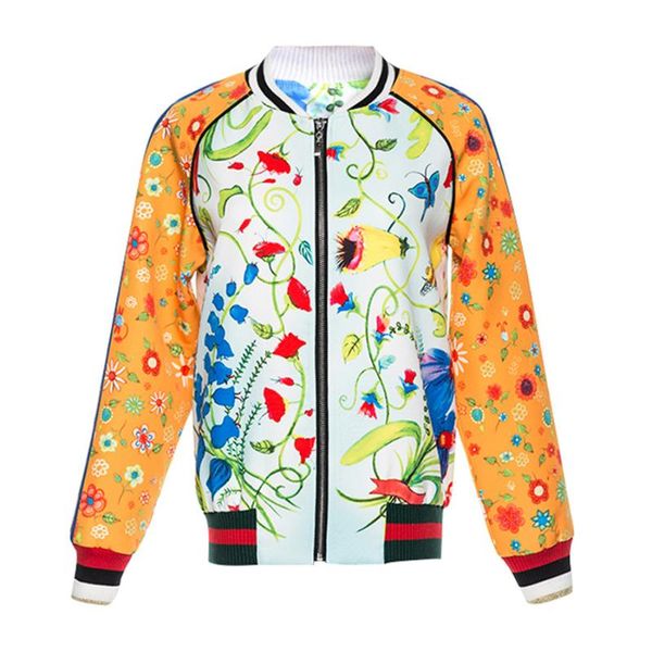 wholesale runway short jacket women autumn spring winter long sleeve strip flowers printed fashion design baseball top, Black;brown
wholesale runway short jacket women autumn spring winter long sleeve strip flowers printed fashion design baseball top, Black;brown