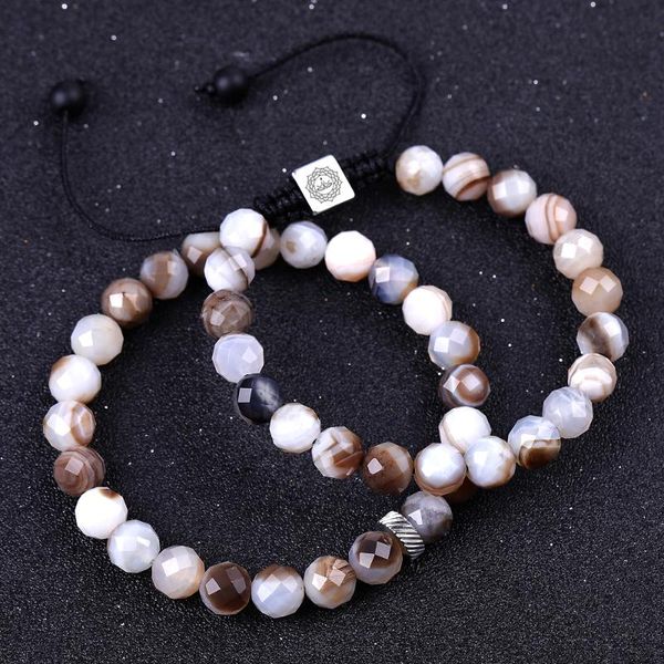 beaded, strands fashion natural stripe onyx faceted stone tiger eye beads adjustable braided bracelets black spectrolite women jewelry
beaded, strands fashion natural stripe onyx faceted stone tiger eye beads adjustable braided bracelets black spectrolite women jewelry