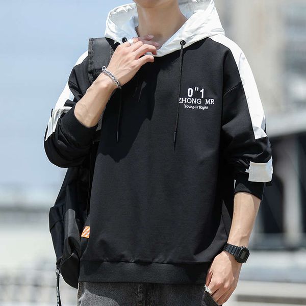 hooded sweater men's pullover fashion korean loose versatile autumn and winter new sportswear casual hoodie coat, Gray
hooded sweater men's pullover fashion korean loose versatile autumn and winter new sportswear casual hoodie coat, Gray