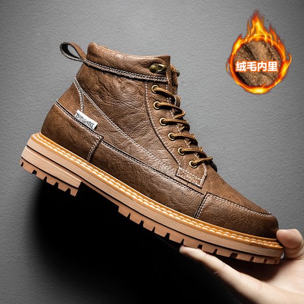 winter quality high plush martin boots new fashion shoes british style thick soled martin boots warm work clothes shoes c1212, Black;white
winter quality high plush martin boots new fashion shoes british style thick soled martin boots warm work clothes shoes c1212, Black;white
