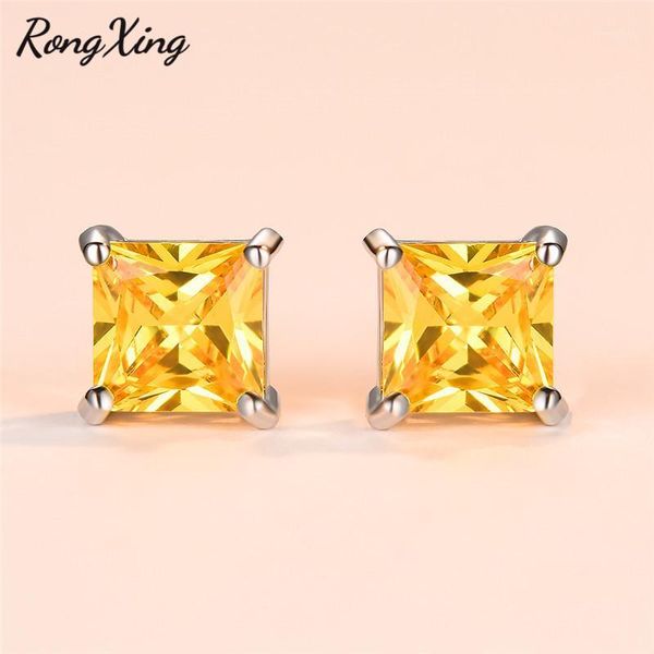 rongxing simple fashion square stud earring silver color multicolor crystal zircon wedding earrings for women cz stone jewelry1, Golden;silver
rongxing simple fashion square stud earring silver color multicolor crystal zircon wedding earrings for women cz stone jewelry1, Golden;silver