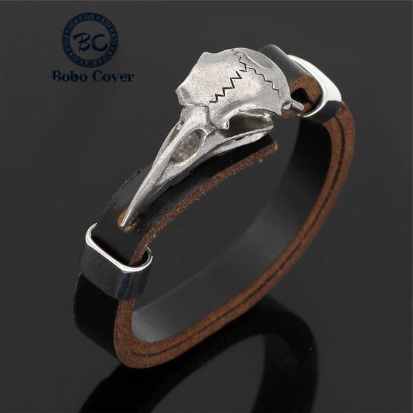 crow pendant leather bangle pirate skull bracelet stainless steel men's accessories fashion jewelry gifts wholesale dropshipping, Golden;silver
crow pendant leather bangle pirate skull bracelet stainless steel men's accessories fashion jewelry gifts wholesale dropshipping, Golden;silver