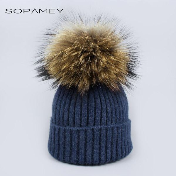 beanie/skull caps natural raccoon fur hats for women knitted braid beanie female pompon headgear winter girl lady skullies, Blue;gray
beanie/skull caps natural raccoon fur hats for women knitted braid beanie female pompon headgear winter girl lady skullies, Blue;gray
