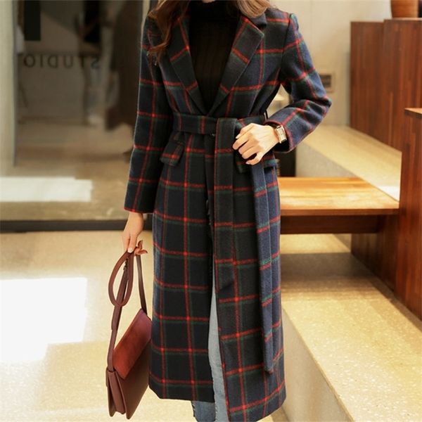 winter wool blends coat belt female long houndstooth over the knee woolen overcoat paszcz damski manteau femme 201216, Black
winter wool blends coat belt female long houndstooth over the knee woolen overcoat paszcz damski manteau femme 201216, Black
