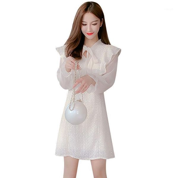 women's spring autumn chiffon dress women's elegant lantern sleeve solid color ruffles casual sweet dress 34861, Black;gray
women's spring autumn chiffon dress women's elegant lantern sleeve solid color ruffles casual sweet dress 34861, Black;gray