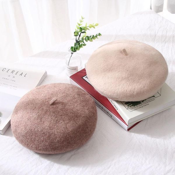 New Fashion Solid Casual Vintage Women's Hat Beret Plain Cap Girl's Wool Warm Winter Berets Beanie Hats Femme Aldult Caps 20201, Blue;gray
New Fashion Solid Casual Vintage Women's Hat Beret Plain Cap Girl's Wool Warm Winter Berets Beanie Hats Femme Aldult Caps 20201, Blue;gray