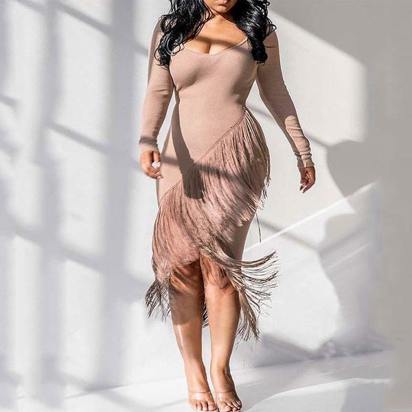 2020 autumn knitted dress women tassel midi party sweater dress ladies slim fit bodycon long sleeve female, Black;gray
2020 autumn knitted dress women tassel midi party sweater dress ladies slim fit bodycon long sleeve female, Black;gray