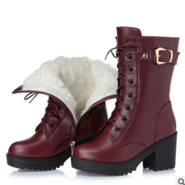 high-heeled genuine leather women winter boots thick wool warm women military boots high-quality female snow boots k25 c0129, Black
high-heeled genuine leather women winter boots thick wool warm women military boots high-quality female snow boots k25 c0129, Black