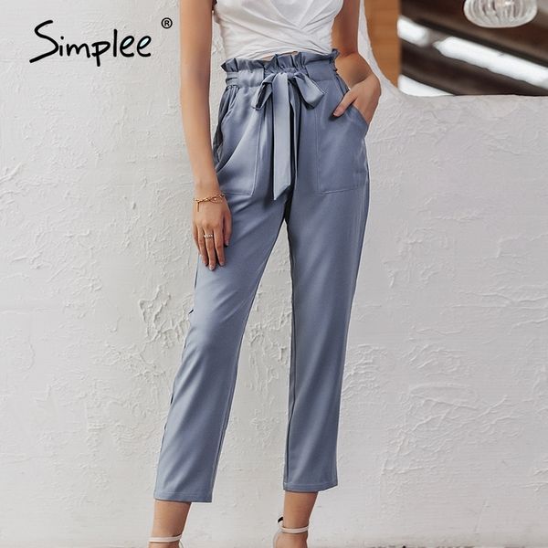 simplee chiffon khaki harem pants office lady summer casual pants office female street wear sash black elastic high waist pants 201228, Black;white
simplee chiffon khaki harem pants office lady summer casual pants office female street wear sash black elastic high waist pants 201228, Black;white