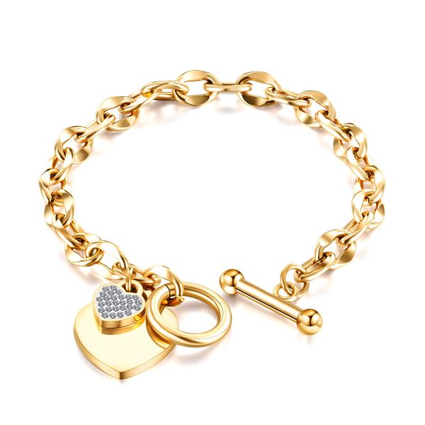 european and american jewelry simple geometric ot buckle all-match female fashion diamond jewelry love peach heart bracelet accessories, Black
european and american jewelry simple geometric ot buckle all-match female fashion diamond jewelry love peach heart bracelet accessories, Black