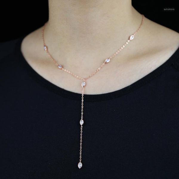 new rose gold colot cz paved long chain choke women jewelry tear drop cz stone y shape necklace1, Silver
new rose gold colot cz paved long chain choke women jewelry tear drop cz stone y shape necklace1, Silver