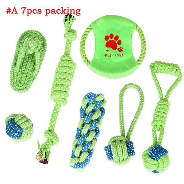 pets dog cotton chews knot toys colorful durable braided bone rope combination suit funny dog cat toys
pets dog cotton chews knot toys colorful durable braided bone rope combination suit funny dog cat toys