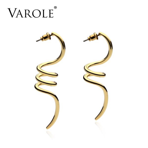 varole spiral shapes dangle earrings gold color earings 100% copper drop earrings for women long earring jewelry brincos
varole spiral shapes dangle earrings gold color earings 100% copper drop earrings for women long earring jewelry brincos