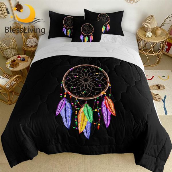 comforters & sets blessliving dreamcatcher quilt bohemian air-conditioning comforter colorful beads feather bed cover black boho cool blanke
comforters & sets blessliving dreamcatcher quilt bohemian air-conditioning comforter colorful beads feather bed cover black boho cool blanke
