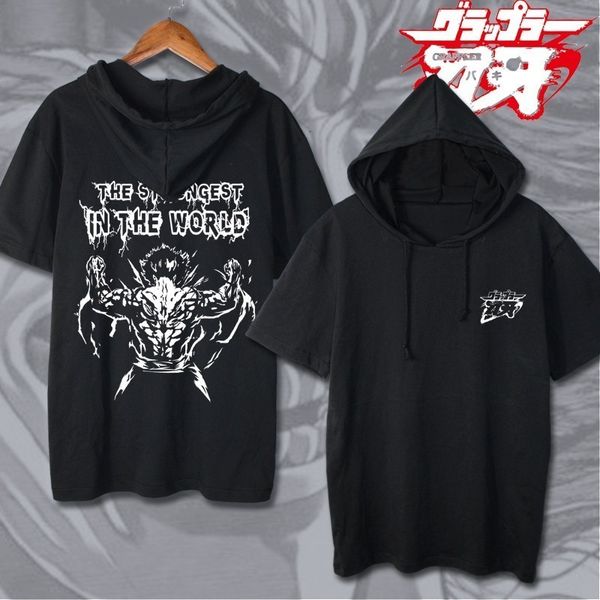 2021 new casual tshirt anime gurappura hanma yujiro cosplay hoody t shirt baki the grr men women short sleeve hooded t-shirt 3yi9, White;black
2021 new casual tshirt anime gurappura hanma yujiro cosplay hoody t shirt baki the grr men women short sleeve hooded t-shirt 3yi9, White;black