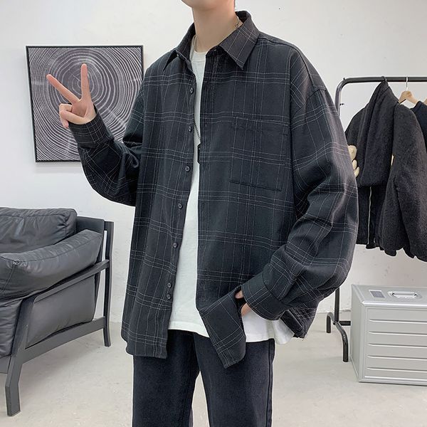 2021 spring korean version loose long sleeve thin coat fashion casual men's shirt, White;black
2021 spring korean version loose long sleeve thin coat fashion casual men's shirt, White;black