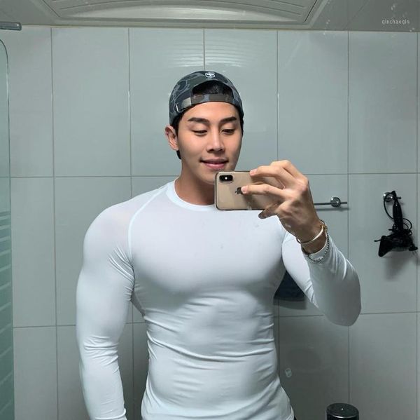 men's new fitness training long-sleeved bottoming shirt breathable elastic moisture wicking quick-drying tight long-sleeved1, Black;blue
men's new fitness training long-sleeved bottoming shirt breathable elastic moisture wicking quick-drying tight long-sleeved1, Black;blue