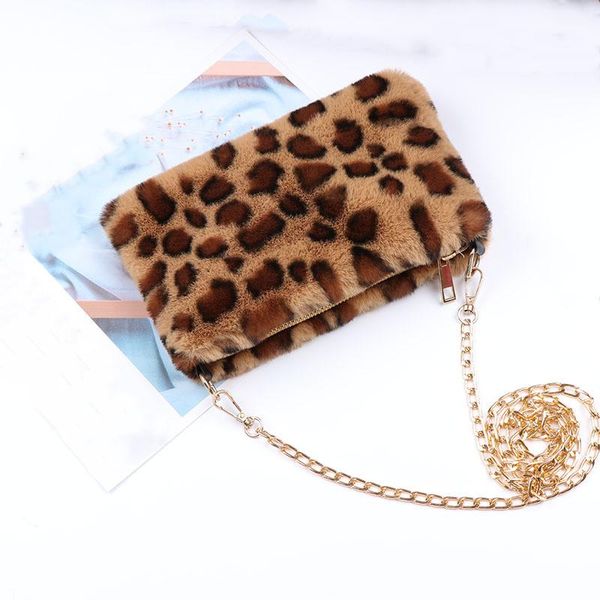 cross body autumn/winter style plush bag female korean version leopard print small square women chain fur
cross body autumn/winter style plush bag female korean version leopard print small square women chain fur