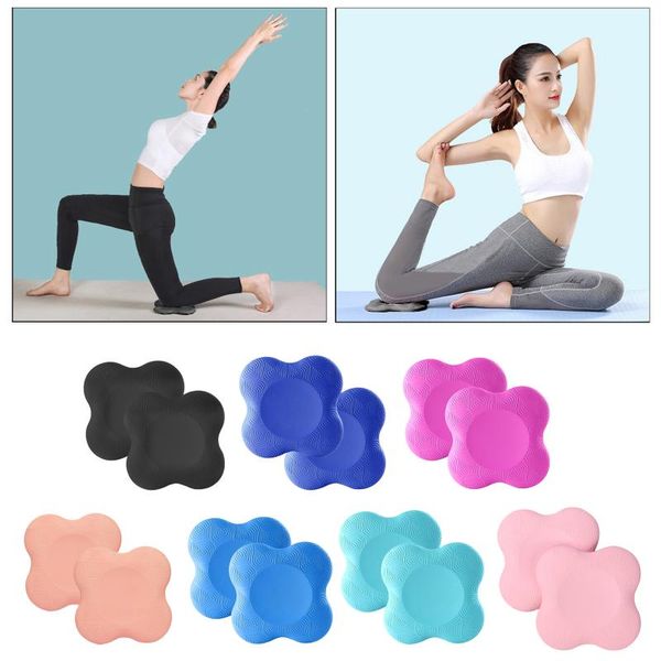 set of 2, yoga knee pad - compact exercise pad for knee, elbow and wrist comfort, 8x8x1 inch
set of 2, yoga knee pad - compact exercise pad for knee, elbow and wrist comfort, 8x8x1 inch