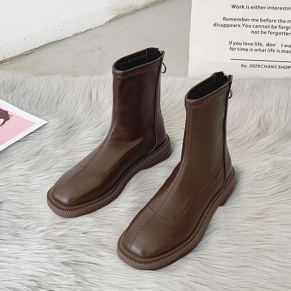 boots women's autumn flat heel female shoes round toe winter footwear luxury designer boots-women mid calf rock rubber1, Black
boots women's autumn flat heel female shoes round toe winter footwear luxury designer boots-women mid calf rock rubber1, Black