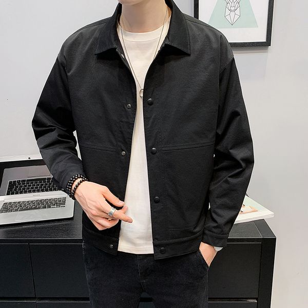 2020 autumn new men's coat comfortable no iron lapel casual jacket, Black;brown
2020 autumn new men's coat comfortable no iron lapel casual jacket, Black;brown