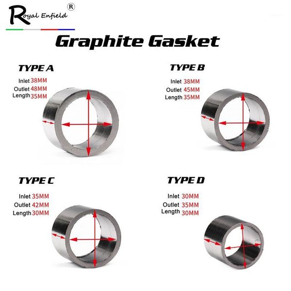35mm 42mm 45mm 48mm motorcycle auto exhaust pipe graphite gasket to muffler gasket seal ring1
35mm 42mm 45mm 48mm motorcycle auto exhaust pipe graphite gasket to muffler gasket seal ring1