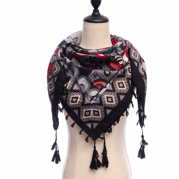 new brand women scarves square cotton soft warm spring winter wraps lady pashmina bandana tassels big size 110*110cm 201218, Blue;gray
new brand women scarves square cotton soft warm spring winter wraps lady pashmina bandana tassels big size 110*110cm 201218, Blue;gray