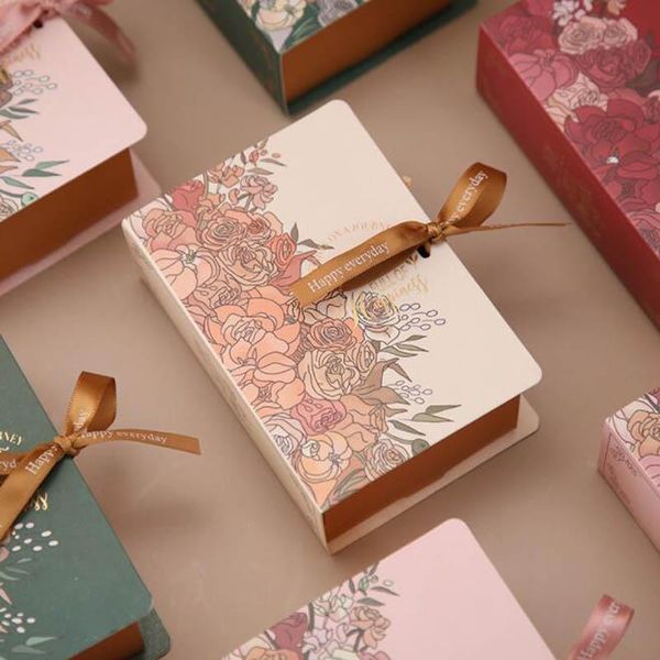 100pcs creative book shape gift box kraft paper diy gift candy box birthday wedding party supplies with ribbon
100pcs creative book shape gift box kraft paper diy gift candy box birthday wedding party supplies with ribbon