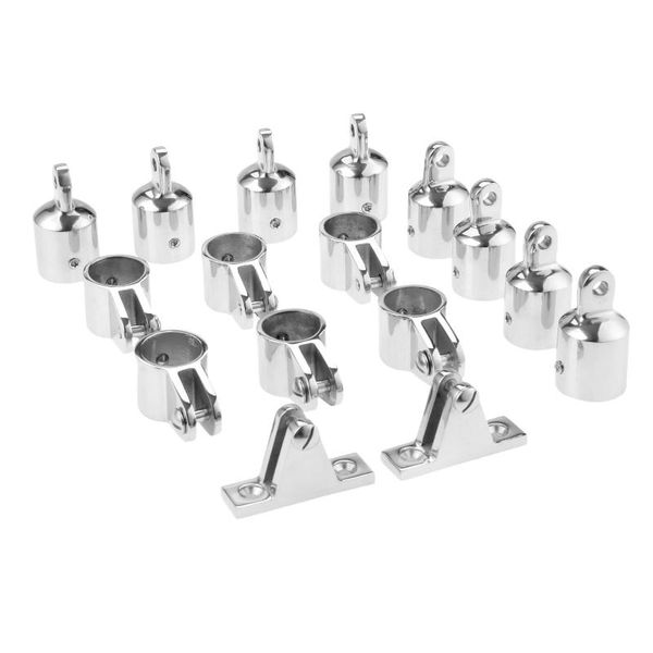 marine boat hardware fitting set 4 bow 25mm 1 inch tube 8 pcs eye end fittings + 6 pcs jaw slide fittings +2 deck hinges
marine boat hardware fitting set 4 bow 25mm 1 inch tube 8 pcs eye end fittings + 6 pcs jaw slide fittings +2 deck hinges